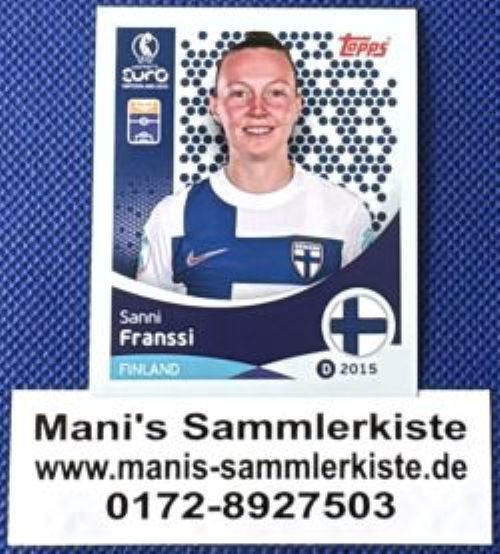 Sammelbild Nr. 090 - Sanni Franssi