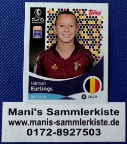 Sammelbild Nr. 138 - Hannah Eurlings
