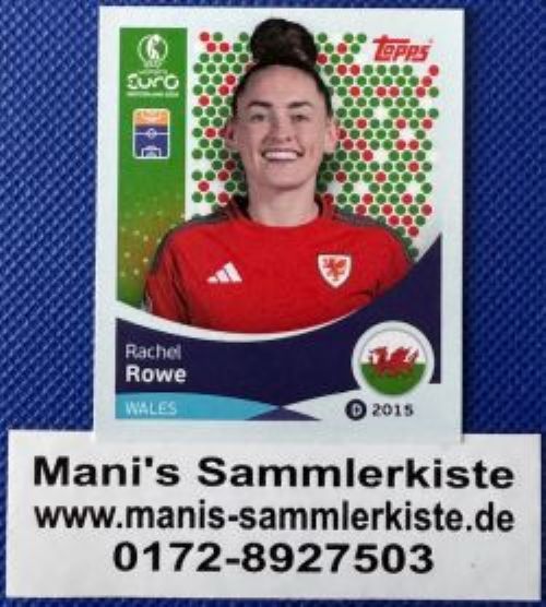 Sammelbild Nr. 284 - Rachel Rowe
