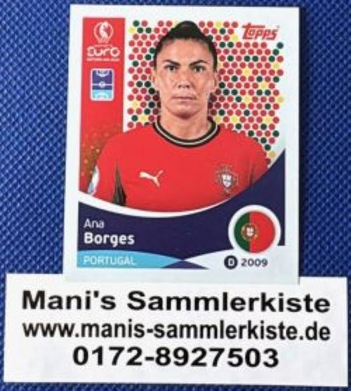 Sammelbild Nr. 112 - Ana Borges