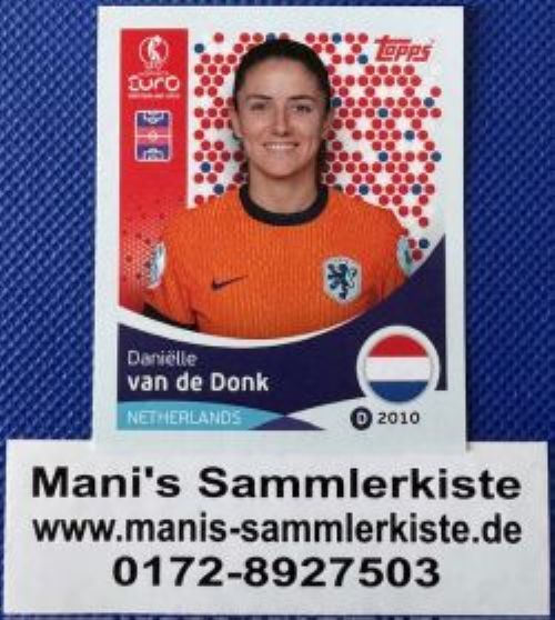 Sammelbild Nr. 296 - Danielle van de Donk