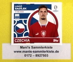 Sammelbild Nr. CZE 15 - Lukas Sadilek