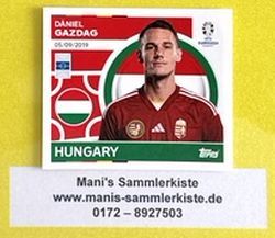 Sammelbild Nr. HUN 14 - Daniel Gazdag
