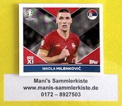 Sammelbild Nr. SRB TOP1 - Nikola Milenkovic