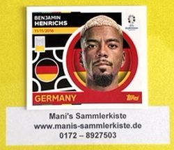 Sammelbild Nr. GER 6 - Benjamin Henrichs