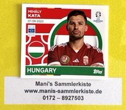 Sammelbild Nr. HUN 15 - Mihaly Kata