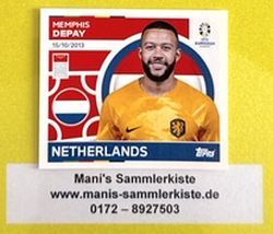 Sammelbild Nr. NED 21 - Memphis Depay
