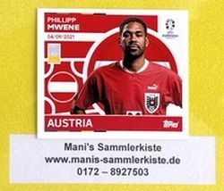Sammelbild Nr. AUT 7 - Philipp Mwene
