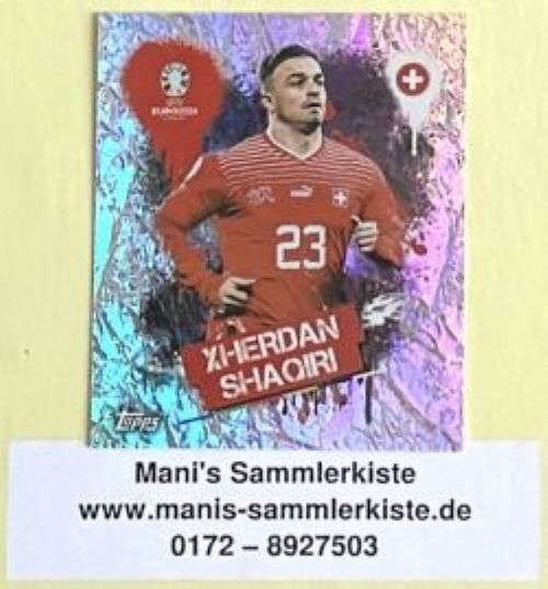 Sammelbild Nr. SUI 3 - Xherdan Shaqiri - Artist