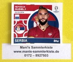 Sammelbild Nr. SRB 12 - Nemanja Gudelj