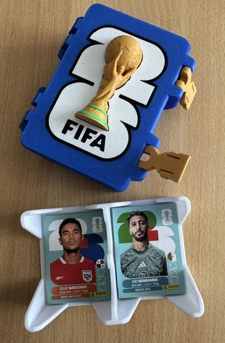 Sammelbox WM für Panini-Sammelsticker zur WM 2026
