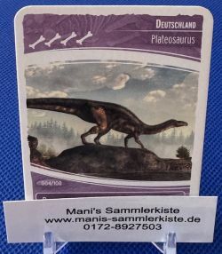 Sammelkarte - Nr. 4 - Deutschland - Plateosaurus
