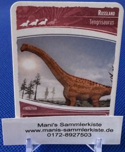 Sammelkarte - Nr. 26 - Russland - Tengrisaurus