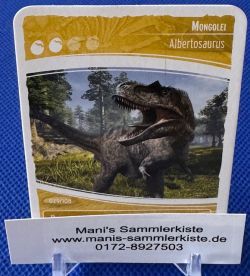 Sammelkarte - Nr. 29 - Mongolei - Albertosaurus