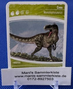 Sammelkarte - Nr. 65 - China - Monolophosaurus