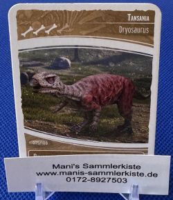 Sammelkarte - Nr. 75 - Tansania - Dryosaurus