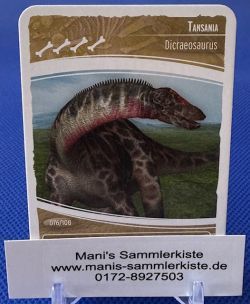 Sammelkarte - Nr. 76 - Tansania - Dicraeosaurus