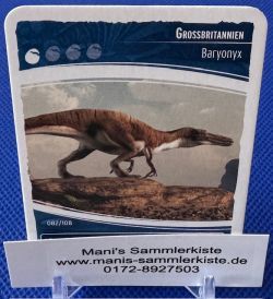 Sammelkarte - Nr. 82 - Grossbritannien - Baryonyx