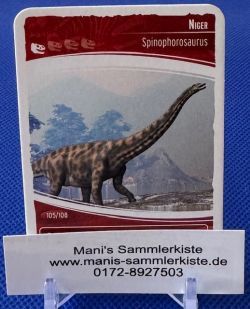 Sammelkarte - Nr. 105 - Niger - Spinophorosaurus