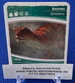 Sammelkarte - Nr. 11 - Argentinien - Carnotaurus