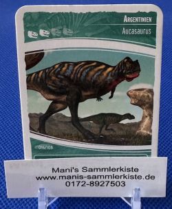Sammelkarte - Nr. 16 - Argentinien - Aucasaurus