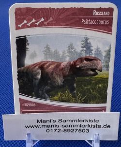 Sammelkarte - Nr. 21 - Russland - Psittacosaurus