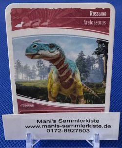 Sammelkarte - Nr. 24 - Russland - Aralosaurus