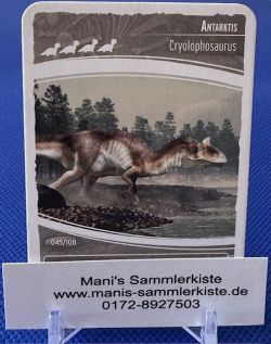 Sammelkarte - Nr. 45 - Antarktis - Cryolophosaurus
