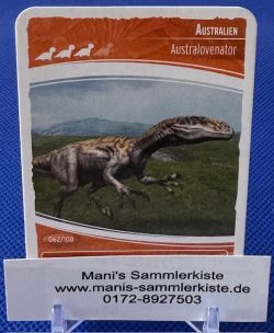 Sammelkarte - Nr. 62 - Australien - Australovenator