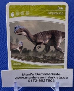 Sammelkarte - Nr. 64 - China - Dilophosaurus