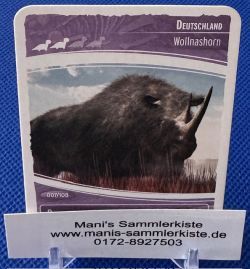 Sammelkarte - Nr. 7 - Deutschland - Wollnashorn