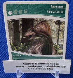 Sammelkarte - Nr. 10 - Argentinien - Amargasaurus