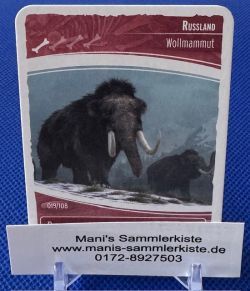 Sammelkarte - Nr. 19 - Russland - Wollmammut