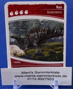 Sammelkarte - Nr. 103 - Niger - Ouranosaurus