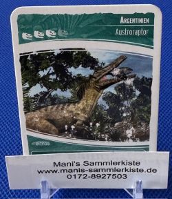 Sammelkarte - Nr. 17 - Argentinien - Austroraptor
