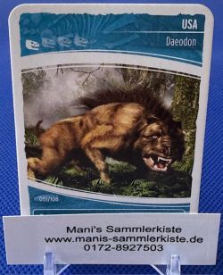 Sammelkarte - Nr. 51 - USA - Daeodon