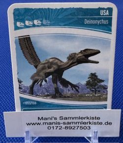 Sammelkarte - Nr. 53 - USA - Deinonychus
