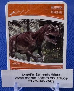 Sammelkarte - Nr. 55 - Australien - Allosaurus