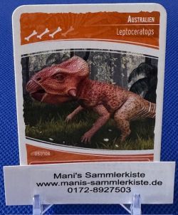 Sammelkarte - Nr. 57 - Australien - Leptoceratops