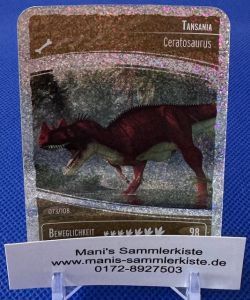 Sammelkarte - Nr. 73 - Tansania - Ceratosaurus