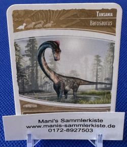 Sammelkarte - Nr. 78 - Tansania - Barosaurus