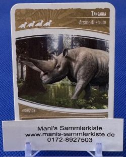 Sammelkarte - Nr. 81 - Tansania - Arsinoitherium