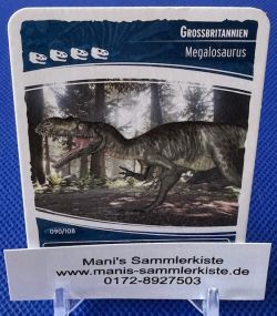 Sammelkarte - Nr. 90 - Grossbritannien - Megalosaurus