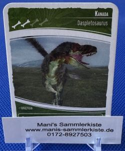 Sammelkarte - Nr. 92 - Kanada - Daspletosaurus