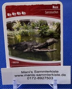 Sammelkarte - Nr. 108 - Niger - Sarcosuchus