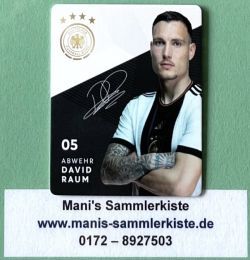 Sammelkarte Nr. 5 - David Raum