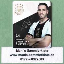Sammelkarte Nr. 14 - Christian Günter