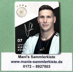 Sammelkarte Nr. 7 - Niklas Süle