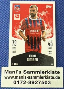 Sammelkarte Nr. 136 - Benedikt Gimber