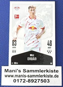 Sammelkarte Nr. 187 - Willi Orban